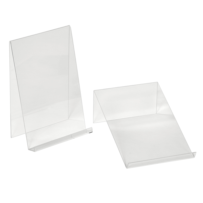 Présentoir chemise acrylique, modèle debout